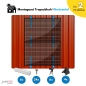 Preview: Trapezblech Montageset für Balkonkraftwerke Alu für 2 Solarmodule - Horizontal